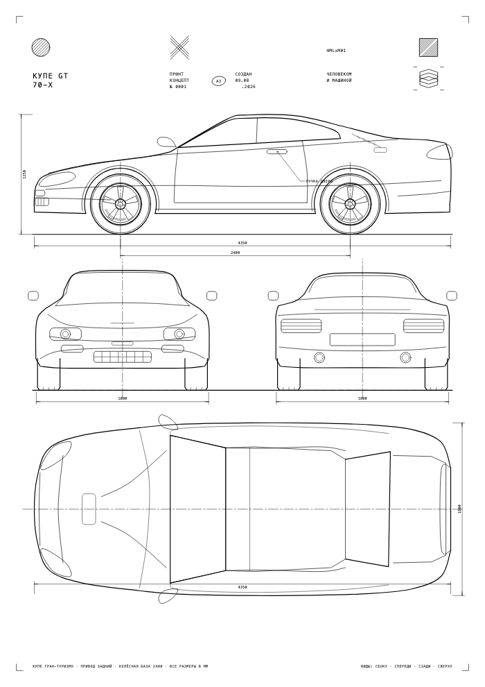 Купе GT 70-х. Купе гран-туризмо · 4 вида